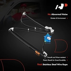 Power Window Regulator Without Motor Compatible with Audi Front Passenger(RH)