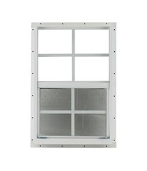 Shed Window 12″ x 18″ White Flush SAFETY /TEMPERED GLASS Playhouses Coops