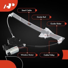 Electric Power Window Regulator with Motor Compatible with Mazda 6 2003-2008