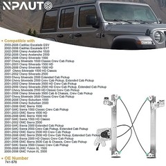 Rear Power Window Regulator Driver Side with Motor Assembly Rear Driver Side