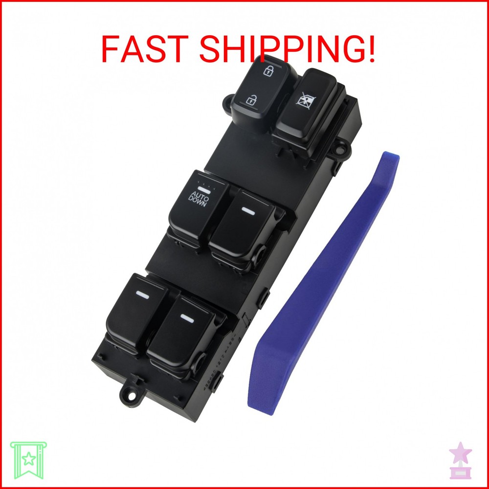 Obaee Master Power Window Switch Compatible with Kia Optima 2.0 L 2.4 L 2014 201