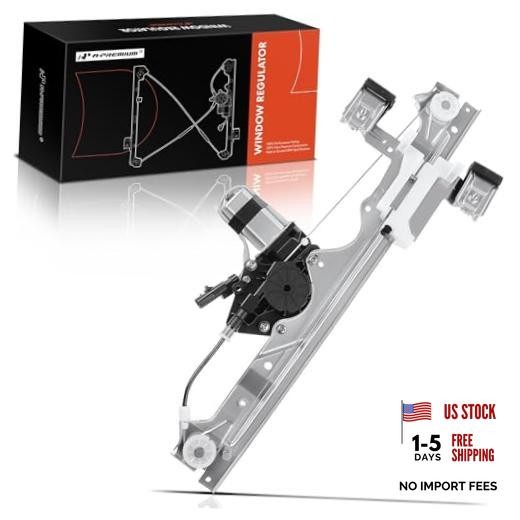 Power Window Regulator with Motor Rear Driver Side Compatible Rear Driver (LH)
