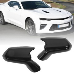 1 Pair Gloss Black Mirror Cover Cap Rear View Mirror Housing For Chevy Cama XLVB
