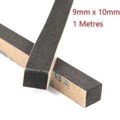 Neoprene Foam Buffer Strip Self-Adhesive Foam Tape 9x10mm Sealing Strip