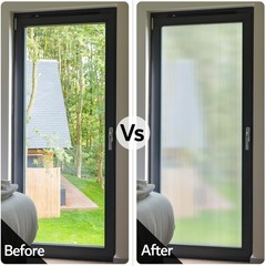 VELIMAX Reeded Glass Window Film, Window Privacy Film, Frosted Window Vinyl, …