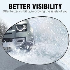 51169803193 Rearview Mirror Glass with Heated, Replacement for Mini Cooper