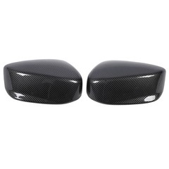1 Pair Carben Fiber Style Side Mirror Cap Cover For European