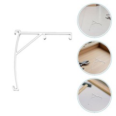 10 Pcs Clear Blind Clips Vertical Wall Mounts Valance Securing Curtain Rod