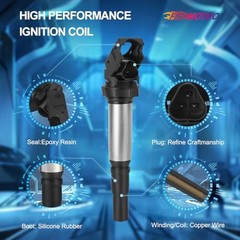 Pack of 4 Ignition Coil Pack Compatible with Mini Cooper DOHC SOHC Turbo 2007