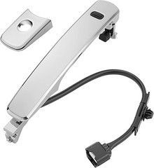 Exterior Chrome Door Handle Front Left Driver Side for Nissan Rogue 2010-2013,wi