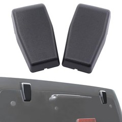 2Pcs Black Liftgate Glass Hinge Cover Trim for Jeep