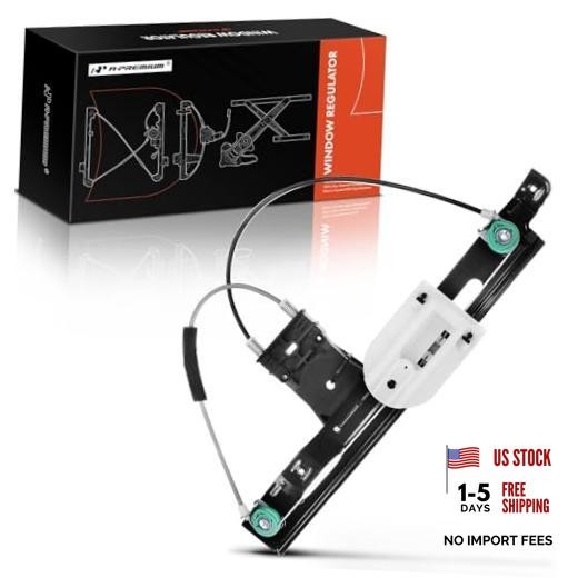 Rear Driver Side Power Window Regulator Compatible with Rear Driver (LH)