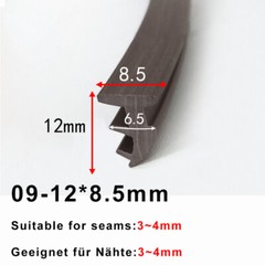 Rubber Window Door Gasket Seal Strip Glass Fixed Repair Seal Waterproof Layer