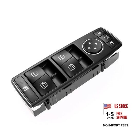 Master Power Window Switch Button Front Driver Side – Compatible with 2008-2017