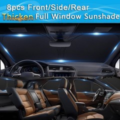 KMF 8pcs Sun Shades for Kia Soul 2014-2019 Accessories, Custom Fit Car Window…