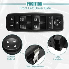 Front Left Driver Side Master Power Window Switch Fits Chrysler Pacifica