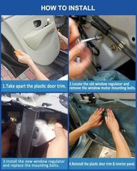 Power Window Lift Regulator Without Motor Front Right Passenger Side