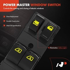Power Window Switch Compatible with Nissan Quest 2004 2005 2006 Driver or