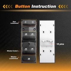 Power Window Switch for Kia Forte 2019-2023 Window Control Switch with Tool