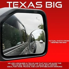 Convex Car Mirror: XLarge Rear View | Rearview Automotive Mirror for Car Exterio