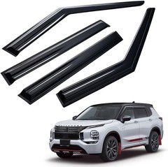 Tape-on Window Visor Compatible with Mitsubishi Outlander 2022 2023 2024 2025…