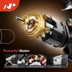 Electric Power Window Regulator with Motor Compatible with Front Passenger