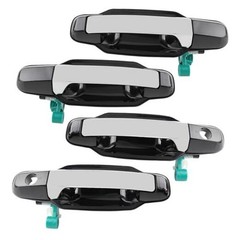 Door Handles Exterior Automotive Black Outer Front Rear Left Driver Right