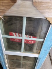 Milgard Vinyl window with retrofit frame