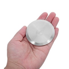 Sanitary Tri Clamp: Solid Blind End Cap, Sanitary Blank Lid, Polished Stainless