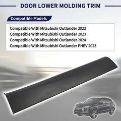 Door Lower Molding Trim Compatible with Mitsubishi Rear Left Driver Side