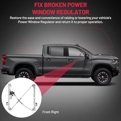 741-443 Power Window Regulator with Front Right 2007-2013 Chevy Silverado 1500