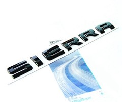2Pack OEM Sierra Nameplates Letter Emblems Badges Glossy Compatible with Black
