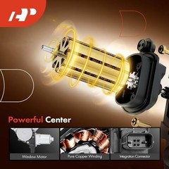 Power Window Regulator with Motor (6 Pins, with Express Up or Down)