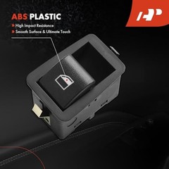 Power Window Switch Compatible with BMW 323i 1999-2000 Sedan, 325i 2001-2005,