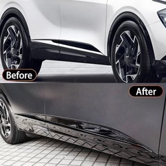 Body Side Door Moulding Covers Trim Compatible with Kia Sportage Glossy Black