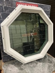 Reliabilit Vinyl Octagon Window 24” x 24” #4066703 White