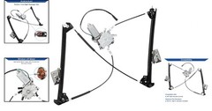FrontRight Passenger Side Power Window Regulator w/ Motor fit for Chevy Corvette