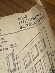 Peachtree Innovative Doors And Windows. A660 Lite Insert Stained Glass Window