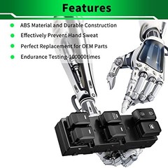 Upgraded Power Window Switch Front Left Driver Side Control Switch 935703W000