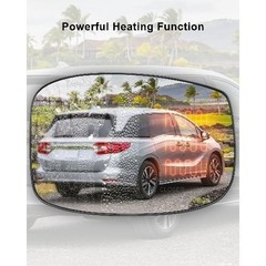 Side Mirror Glass Right Passenger Side with Heat Defogging Backing Plate Fit for
