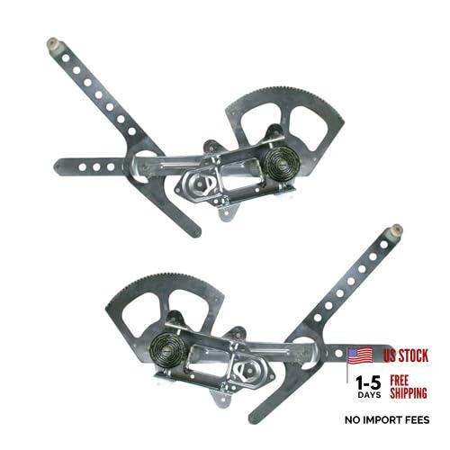Front Power Window Regulator Set Compatible with 99-00 Cadillac 88-00 WRA50479