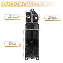 Front Left Driver Side Power Window Switch for Lexus RX330 No.840400P010