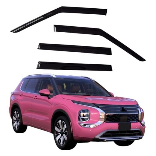 Window Visors Rain Guards Compatible with Side 2022-2026 Mitsubishi Outlander