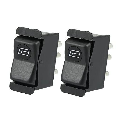 2pcs Power Window Switch Front Driver Side Master Control Switch