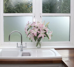 Bubble Free Frosted Matte Window Film – Self Adhesive Etched Privacy Glass Vinyl