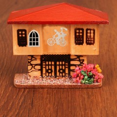 16Pcs Durable Mini Wood Window Frames for Craft Dollhouse Interior Accessories