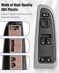 15883318 Master Power Window Switch w/Bezel Front Driver Gray Replace 15883318