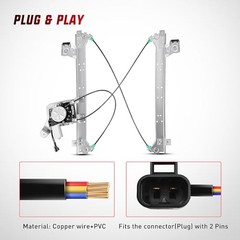 Side Power Window Regulator/Motor Compatible with 2001 741-578 Rear Driver