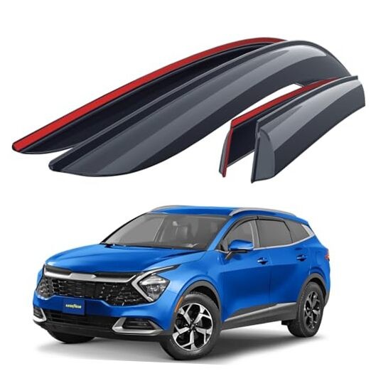 Shatterproof Window Deflectors for Kia Sportage 2023-2026, For Sportage 23-26