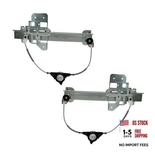 Rear Power Window Regulator Set Compatible with 1995-1997 Lincoln WRA50346